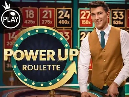 Power UP Roulette logo by Pragmatic Play XonBet Casino