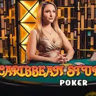 Enjoy Caribbean Stud Poker by Evolution – logo hosted on xon-casino.pl