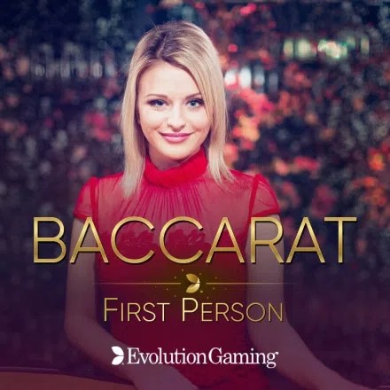 First Person Baccarat logo by Evolution at XonBet Casino