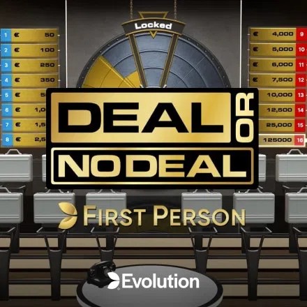 Table Games logo of First Person Deal or No Deal from Evolution at XonBet Casino