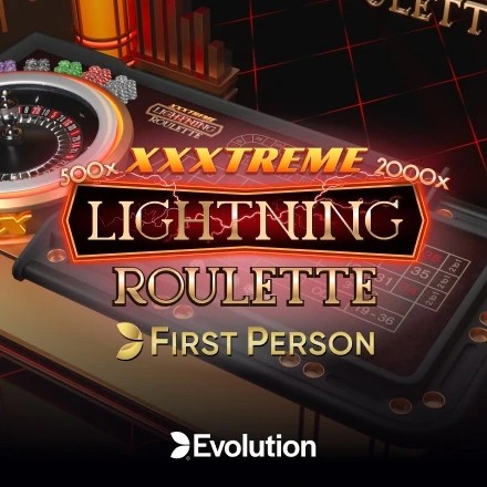 First Person XXXtreme Lightning Roulette slot visual from Evolution available on xon-casino.pl