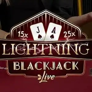 Lightning Blackjack logo – Live Dealer by Evolution at XonBet Casino