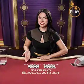 Official Live Dealer logo: Turbo Baccarat by Pragmatic Play at XonBet Casino