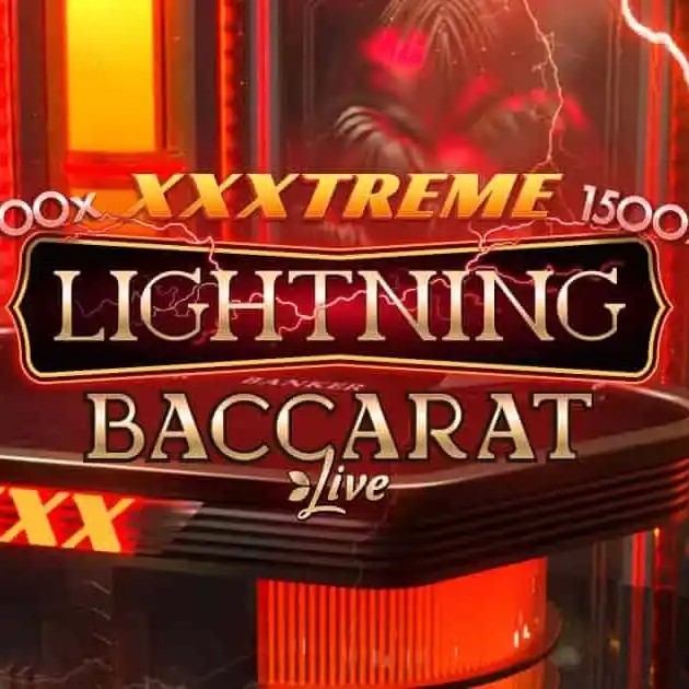 XXXtreme Lightning Baccarat casino game by Evolution – featured logo at XonBet Casino